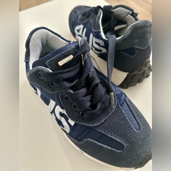 Italian leather sneakers 4US navy - Picture 7 of 9